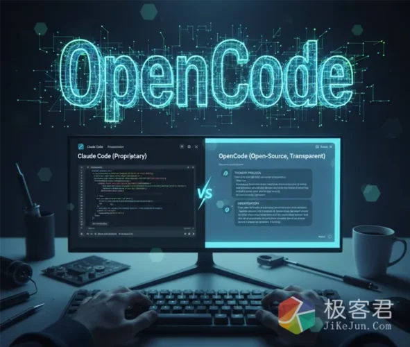 2026 AI 编程新范式：OpenCode——你的私人开源代码智能体，硬刚 Claude Code！-极客君