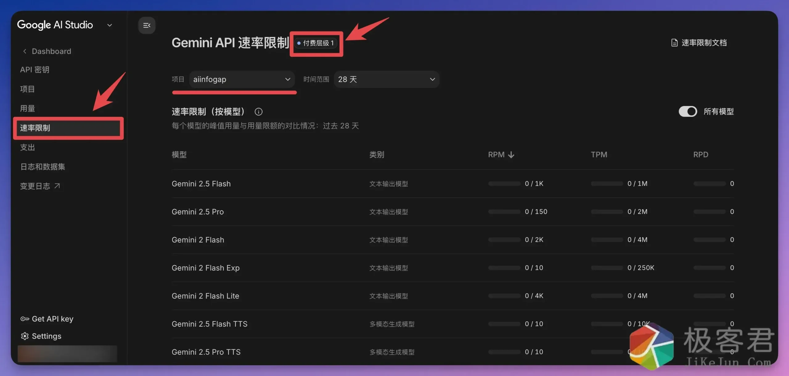 图片[11]-谷歌 AI Studio 上线站内付费，新用户白送 300 美元（建议收藏）-极客君