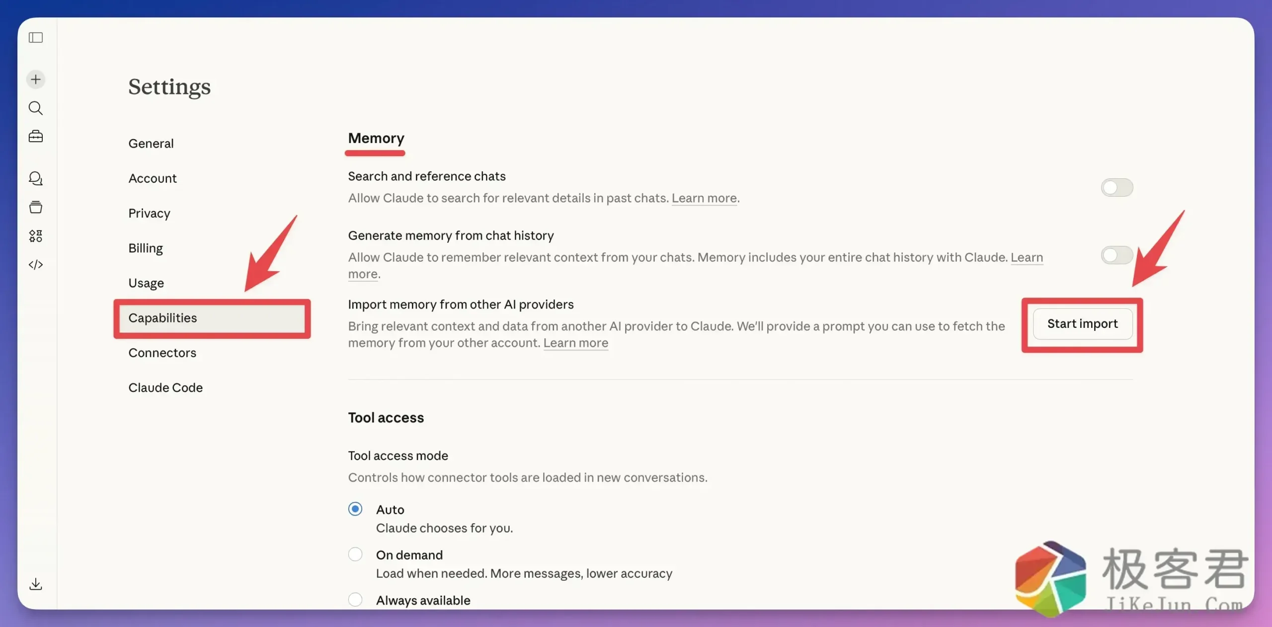 图片[2]-ChatGPT 遭全网退订，Claude 连夜上线「一键搬家」（附教程）-极客君