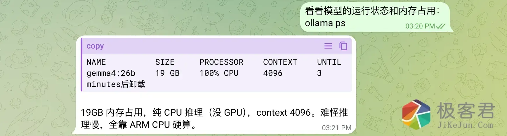 图片[10]-零成本养虾！谷歌 Gemma 4「本地部署」保姆级教程，三步搞定-极客君