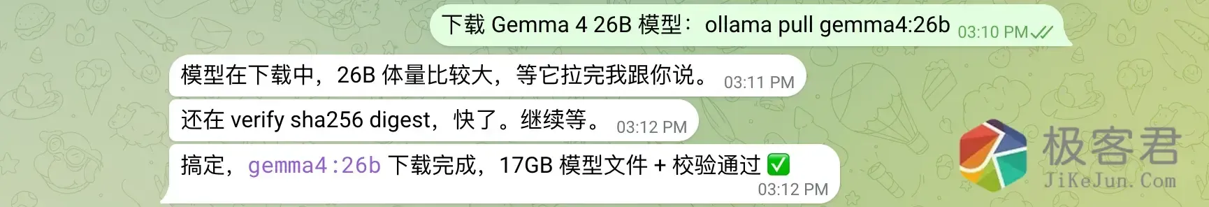 图片[8]-零成本养虾！谷歌 Gemma 4「本地部署」保姆级教程，三步搞定-极客君
